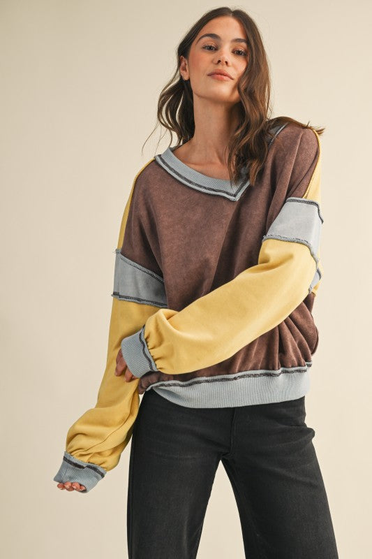 Brown Multi Sweatshirt