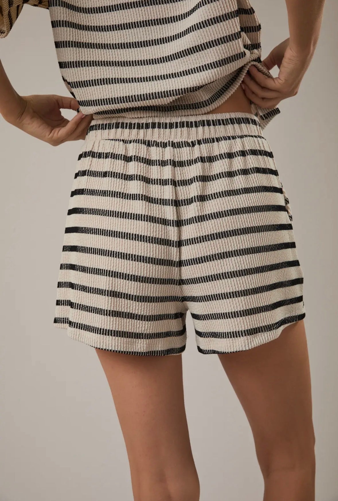 Expresso Stripe Shorts