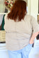 PLUS-Crochet Pocket Mineral Washed Top