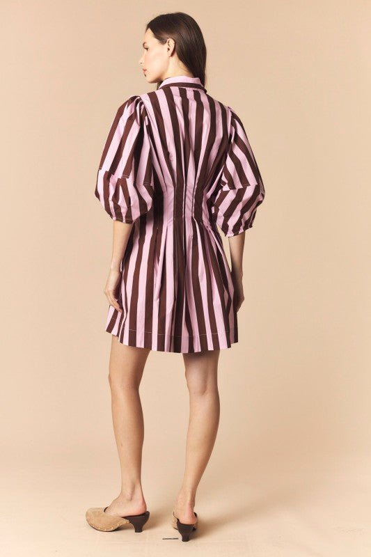 Chocolate Covered Strawberry Mini Dress
