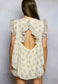 Metallic Disc Crochet Top