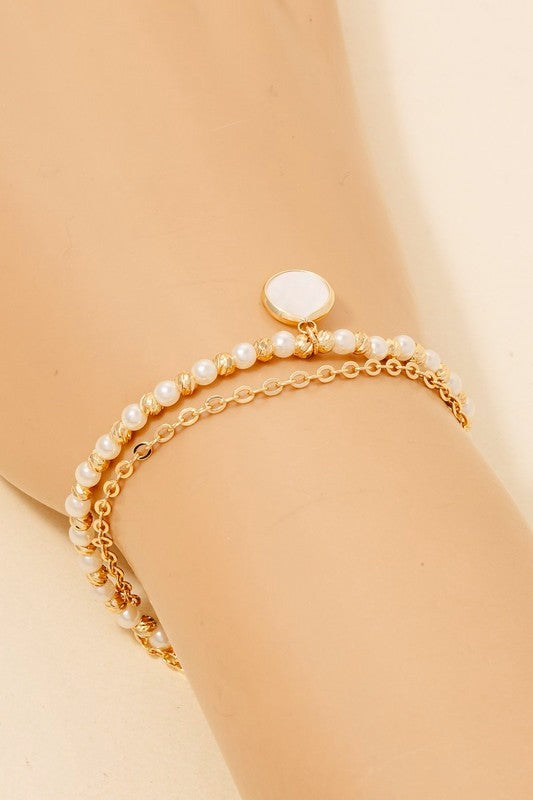 Coin Charm Bracelet