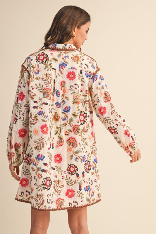 Petals & Poetry Mini Dress