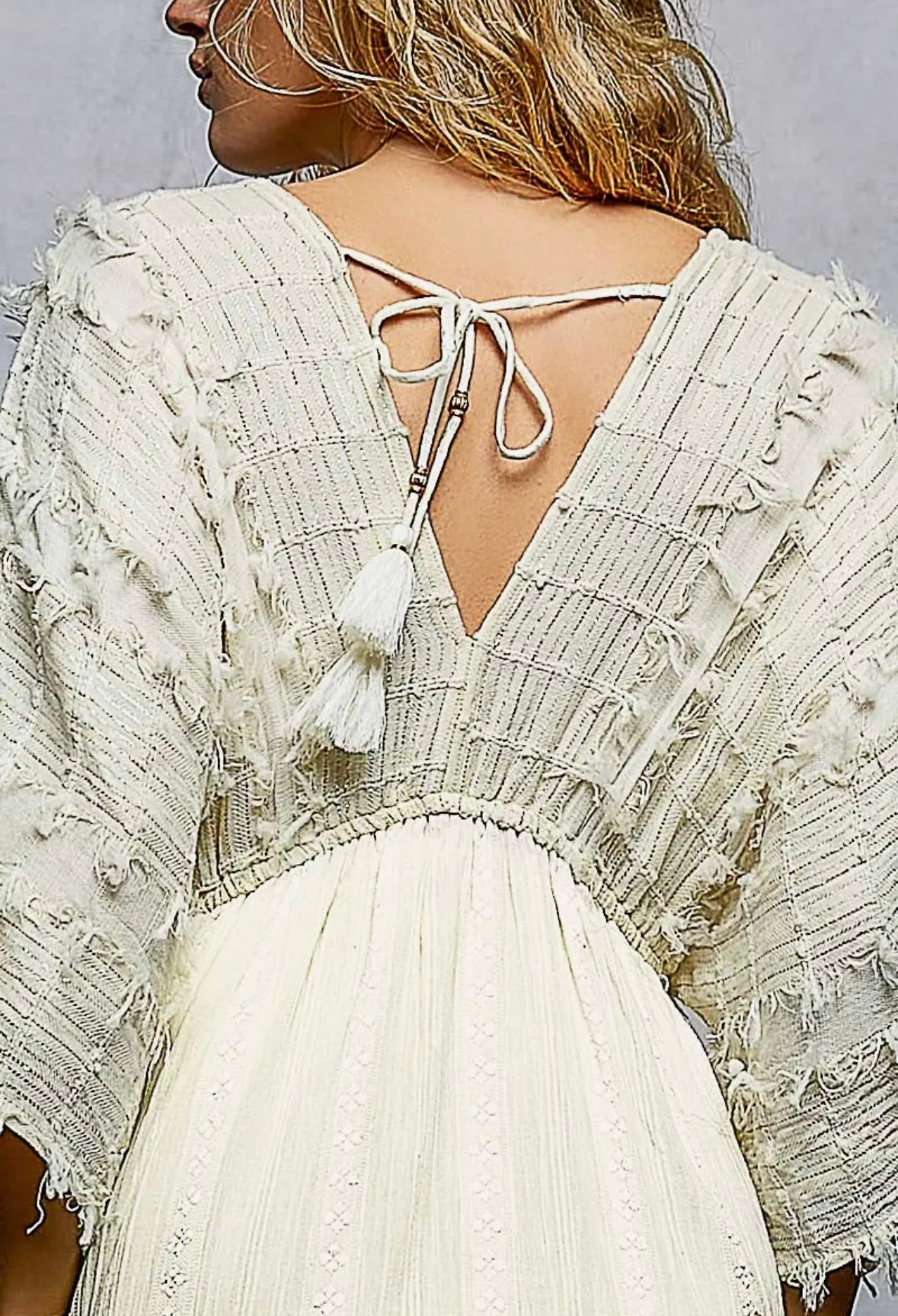 Textured Linen Maxi Dress