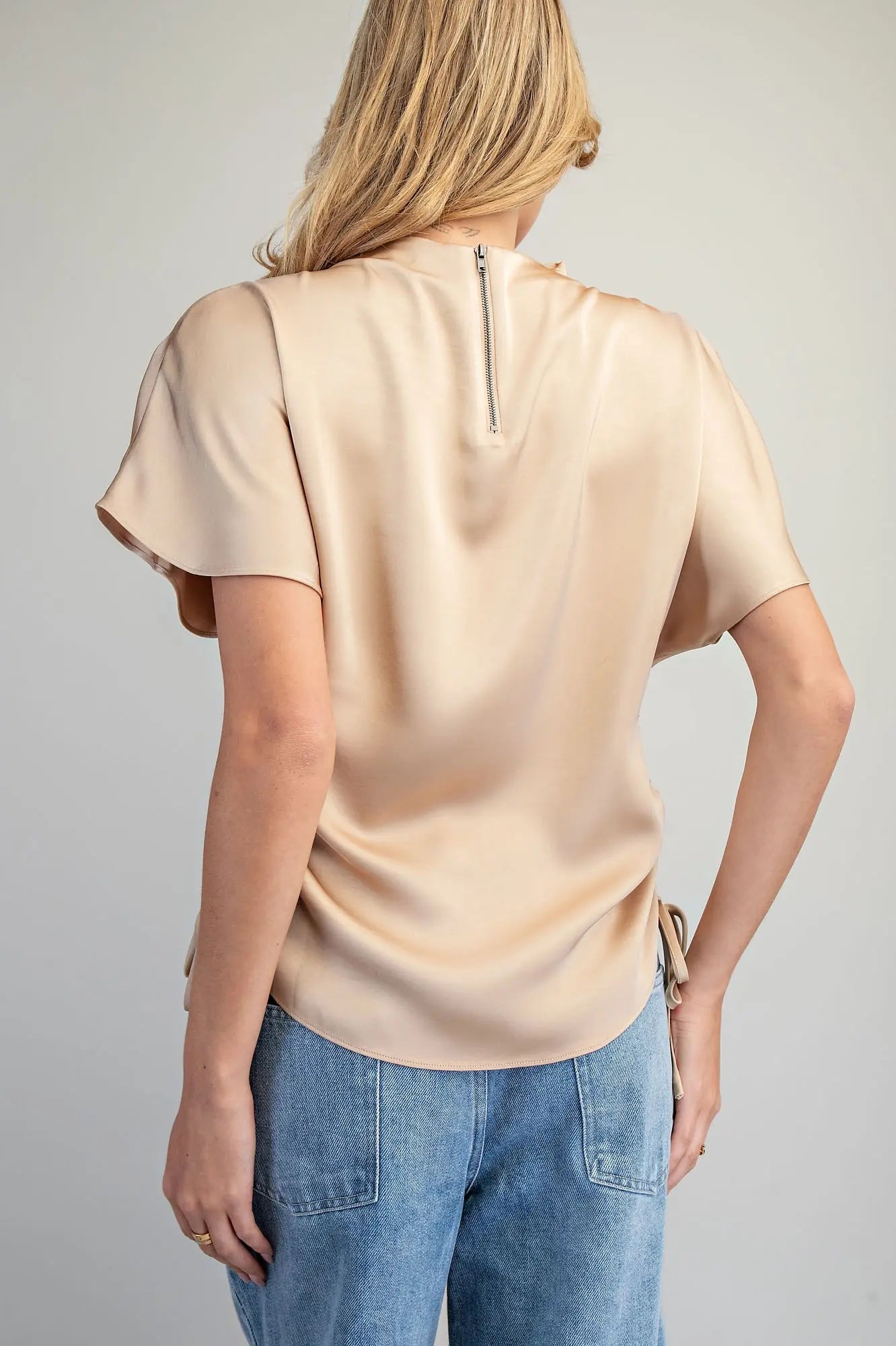 Glamorous Golden Blouse