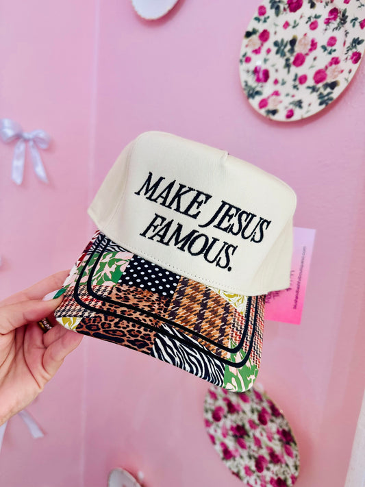 Make Jesus Famous Trucker Hat