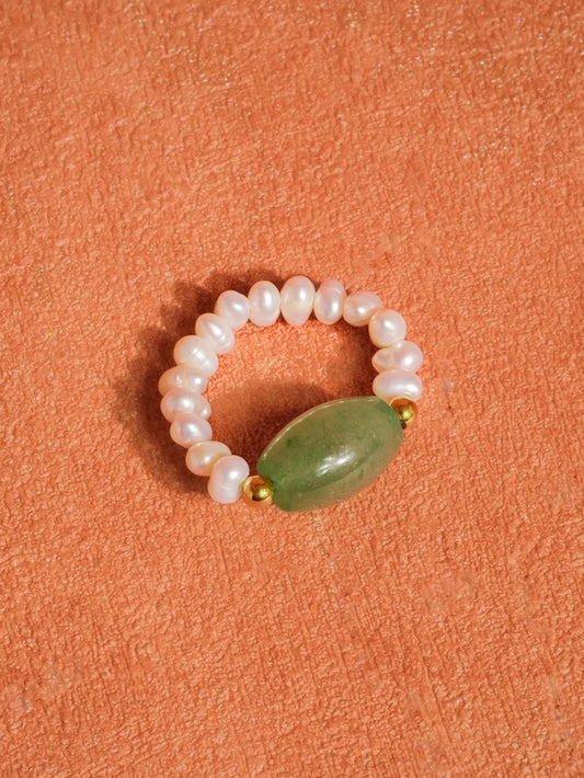 Green Stone Ring
