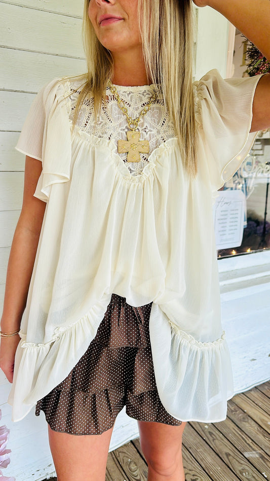 Coquette Lace Blouse