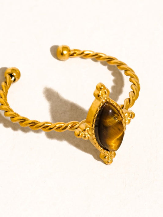 Brown Gemstone Ring