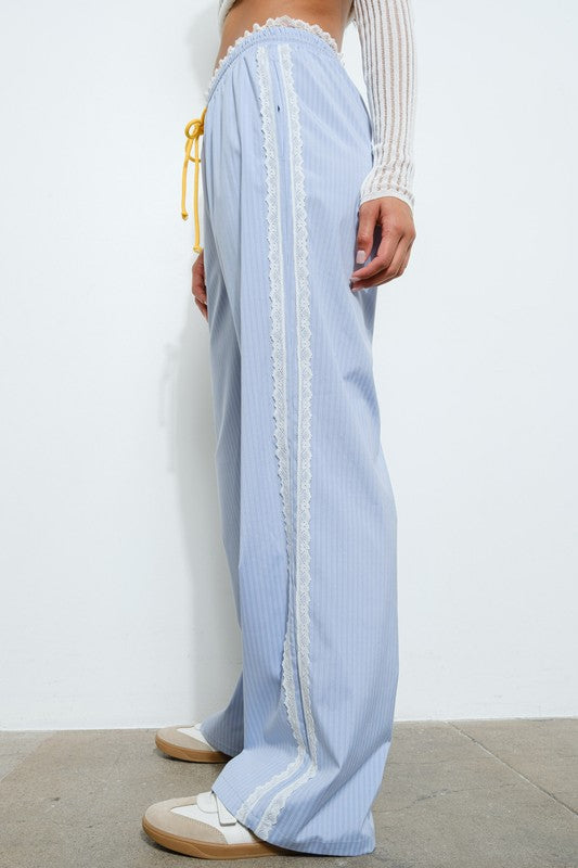 Striped Athletic Pants