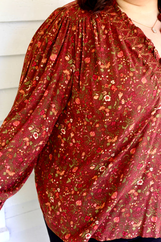 PLUS- Maybe Baby Blouse