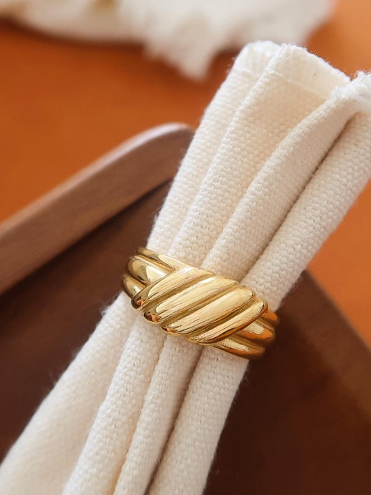 Twisted Dome Ring