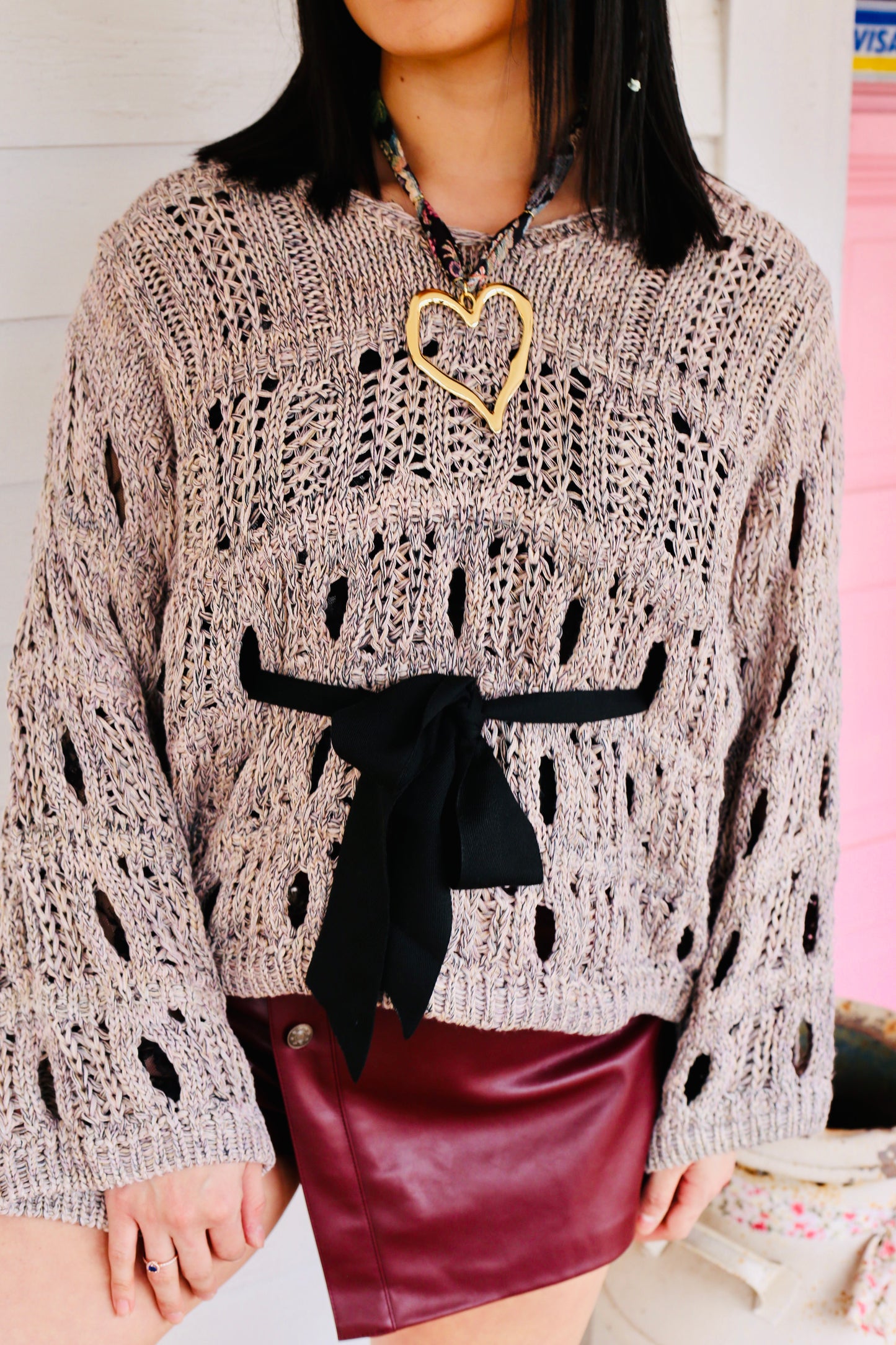 For the Love of Bows Sweater