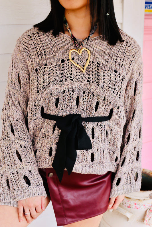 For the Love of Bows Sweater