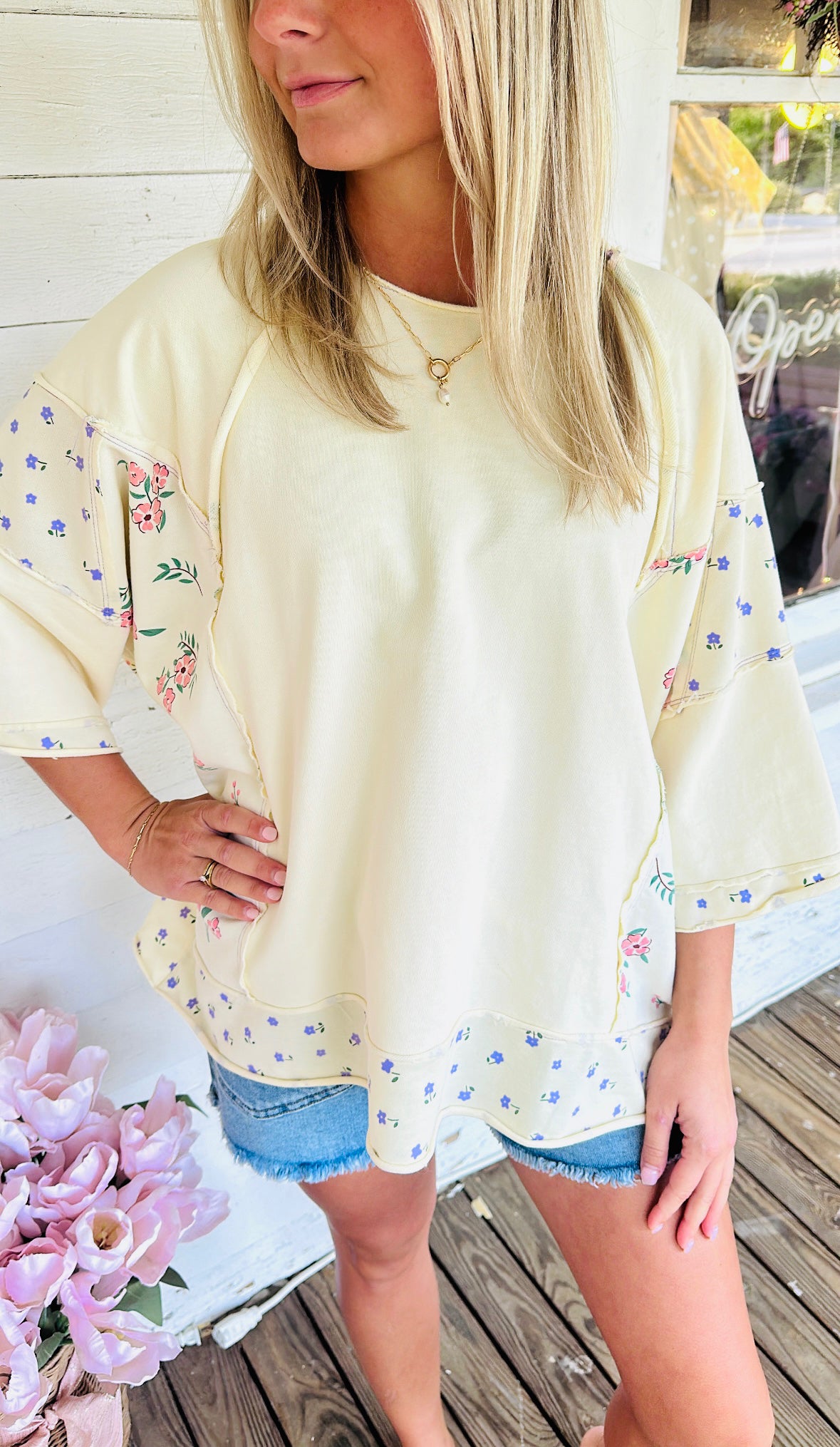 Buttercream Blossom Top