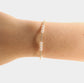 Beaded Blondes-ILY Pearl Gold Bracelet
