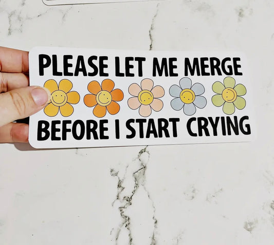 Let Me Merge Sticker