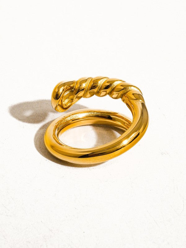 Gold Braided Ring