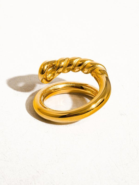 Gold Braided Ring