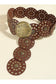 Metallic Western Wide Belt