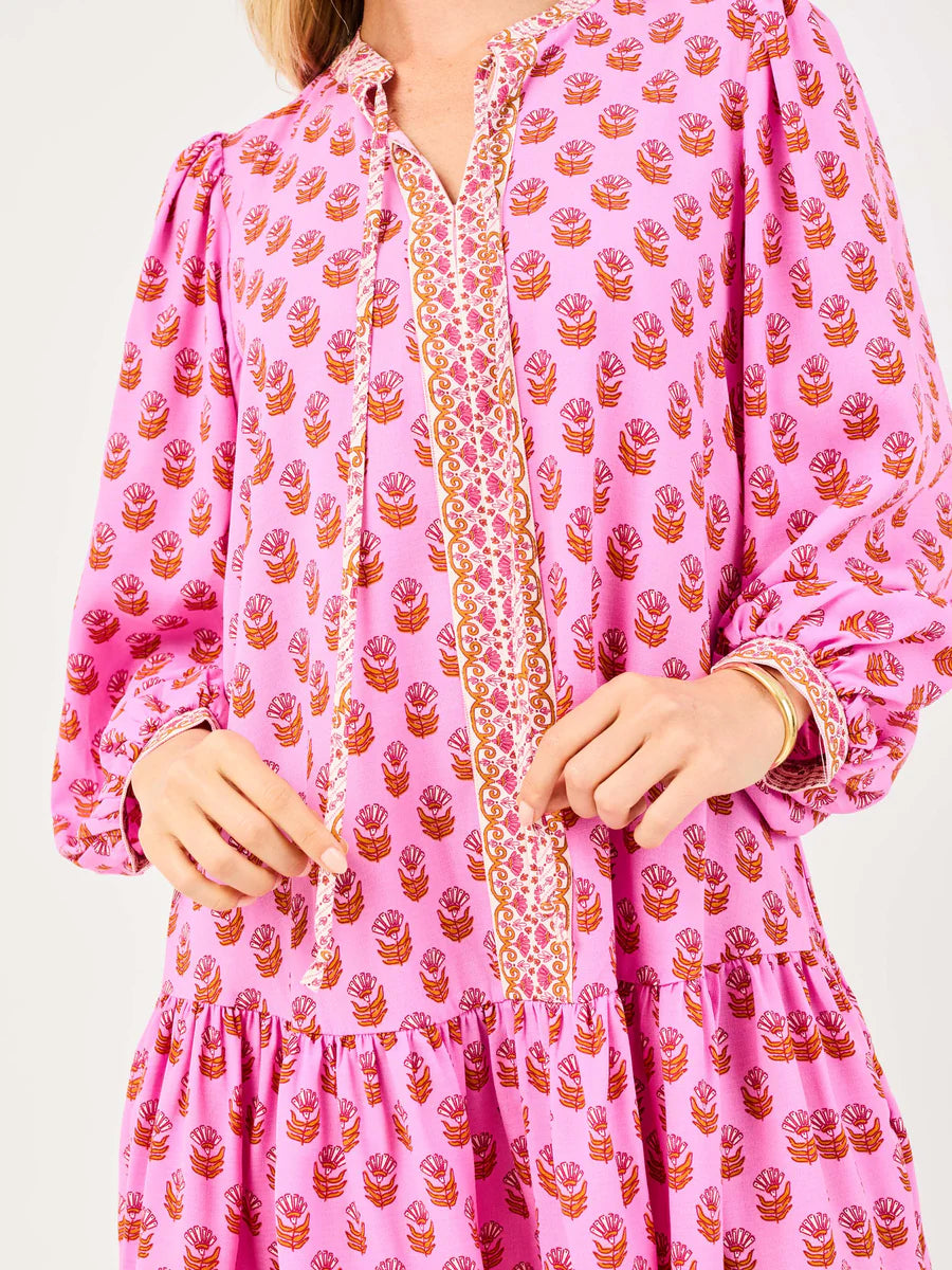 PLUS- Mary Square Natasha Floral Dress