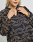 PLUS-Eyelet Long Sleeve Top