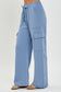 RISEN High Rise Cargo Sweatpants