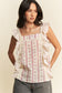 Ladylike Ruffle Sleeve Top