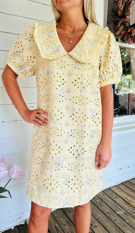 Lemon Sugar Mini Dress