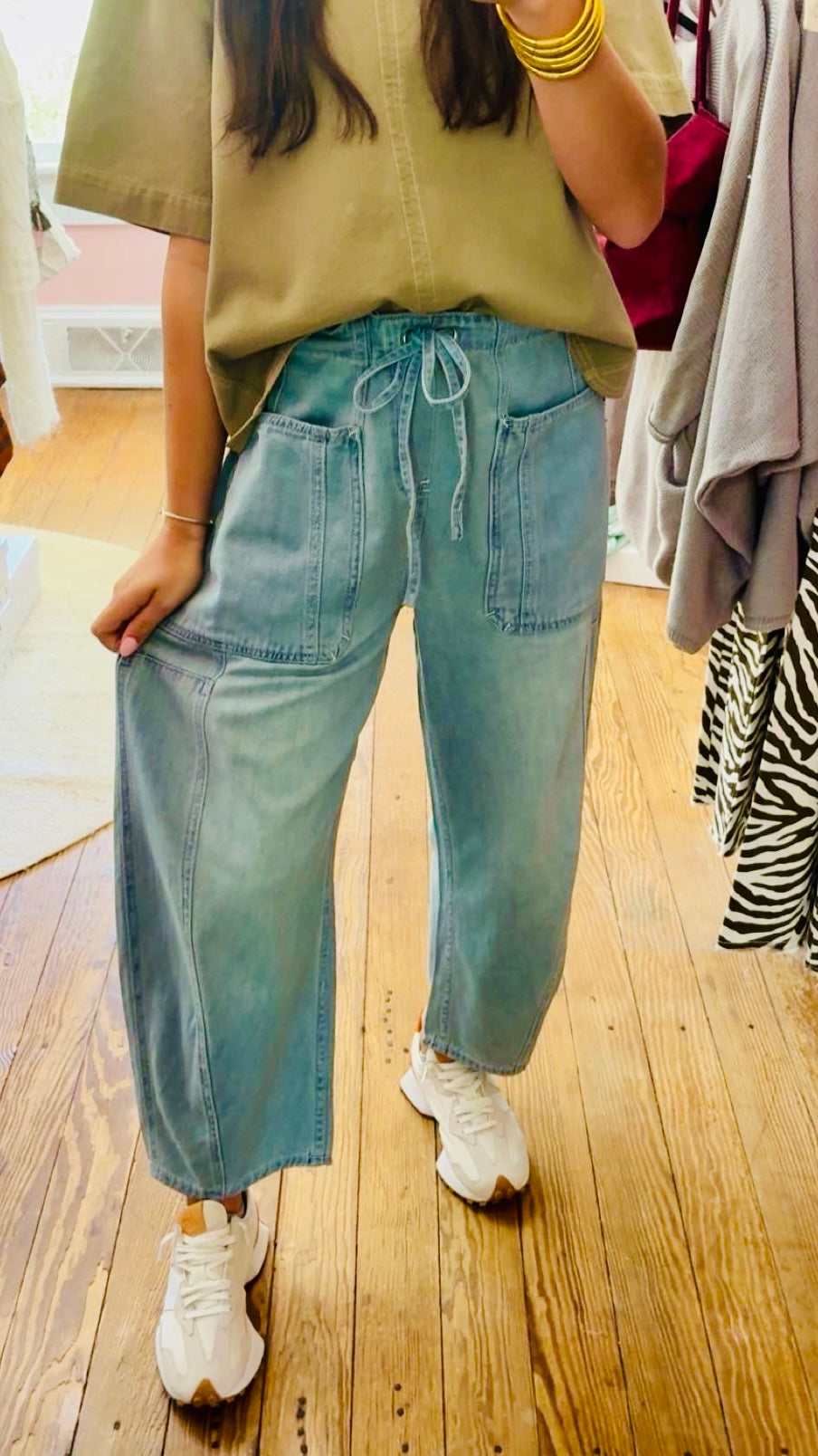Soft Barrel Wide Leg Pants