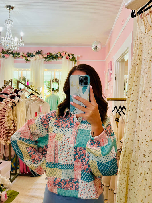 Simply Southern Multi Print Pullover