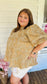 PLUS- Floral Babydoll Blouse