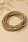 Glass Bead Stretch Bracelet