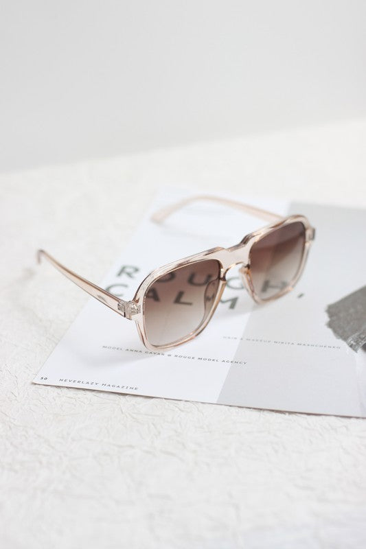 Retro Square Frame Sunglasses