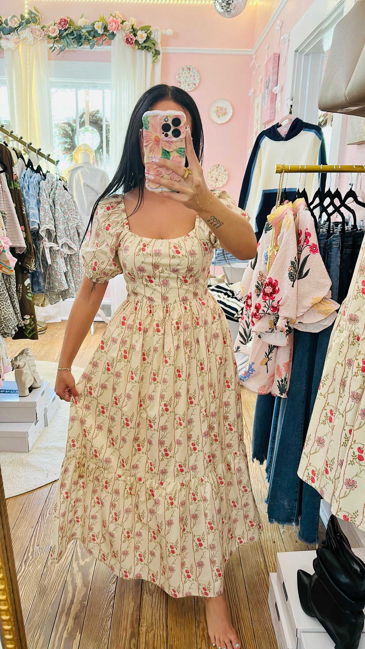 Rosalie Bloom Maxi Dress