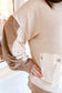 PLUS- Oatmeal Color Block Sweater
