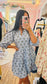 Mary Square Cooper Botanical Bloom Dress