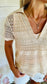 Sunwashed Lace Top
