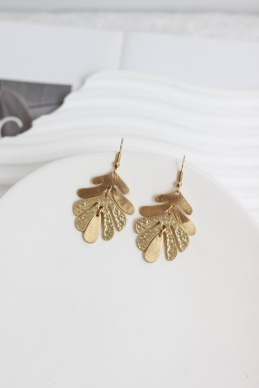 Leaf Drop Earrings