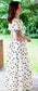 Polka Dot Puff Sleeve Midi Dress