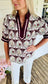 Burgundy Belle Blouse