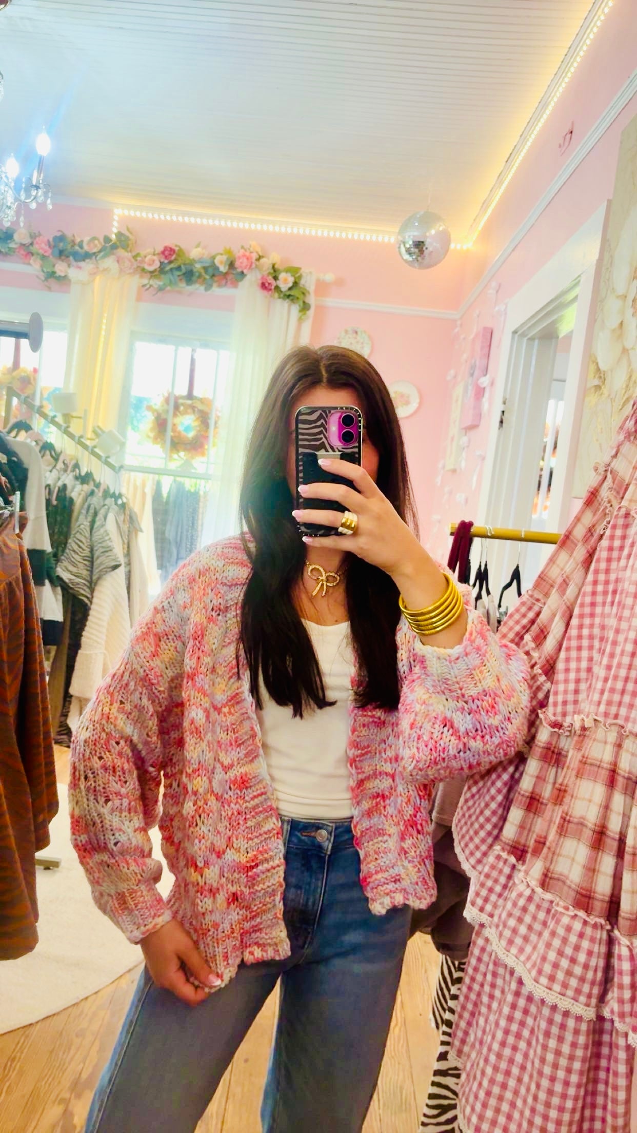 Cotton Candy Confetti Cardigan