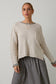 Boat Neck Long Sleeve Sweater