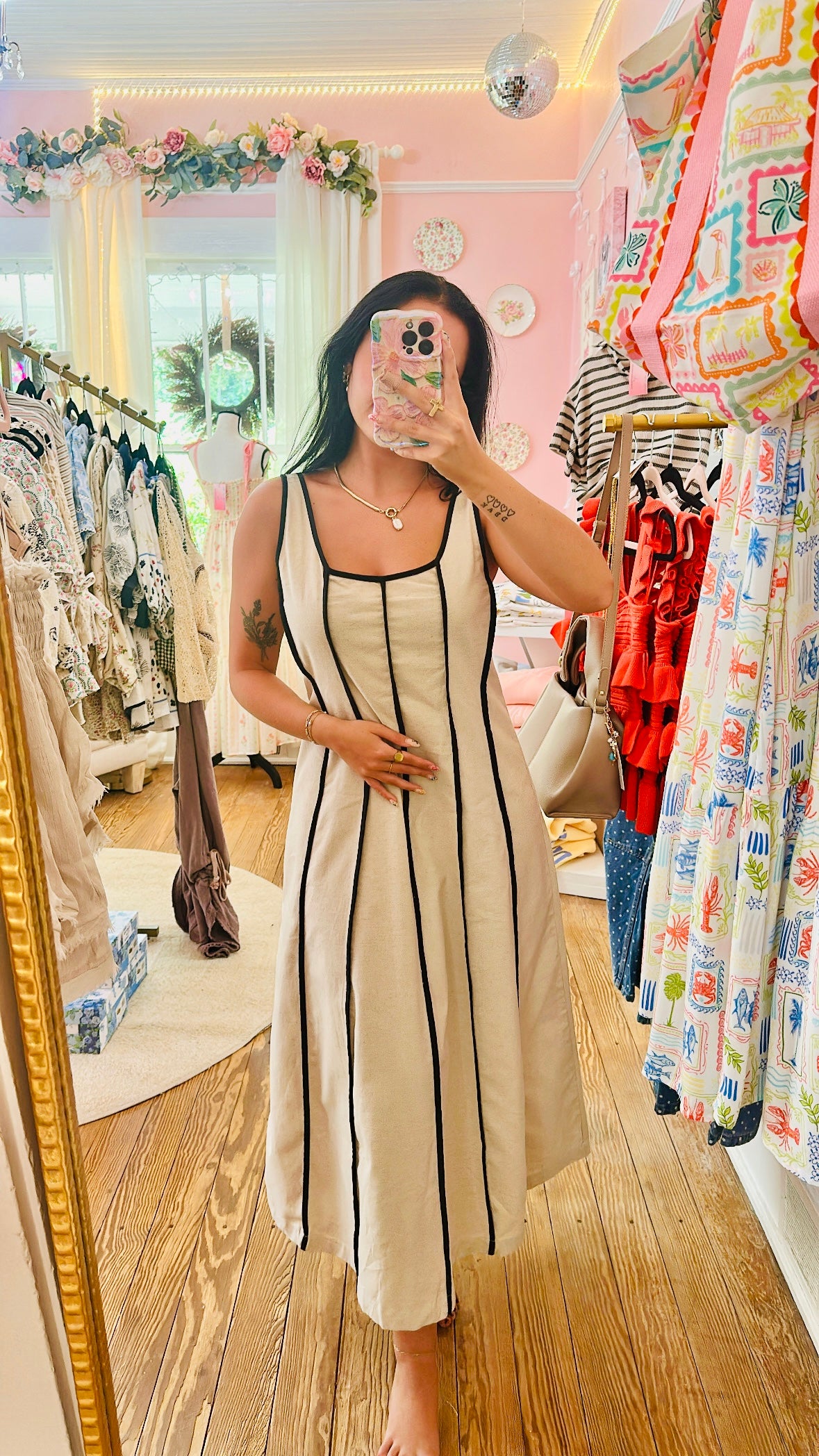 Simply Southern Stripe Linen Dress