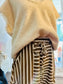 Brown & White Stripe Pants