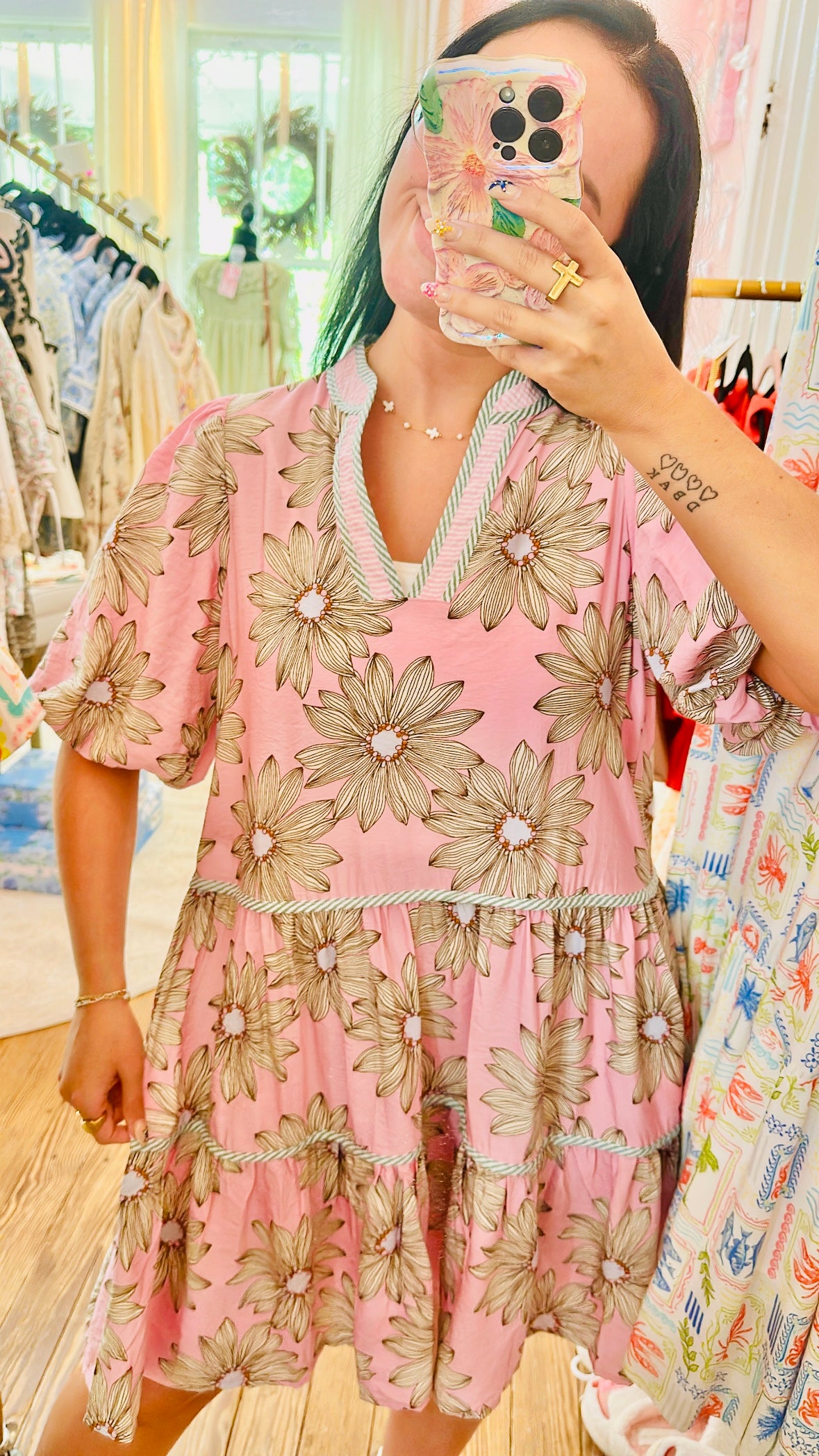 Peony Garden Party Mini Dress