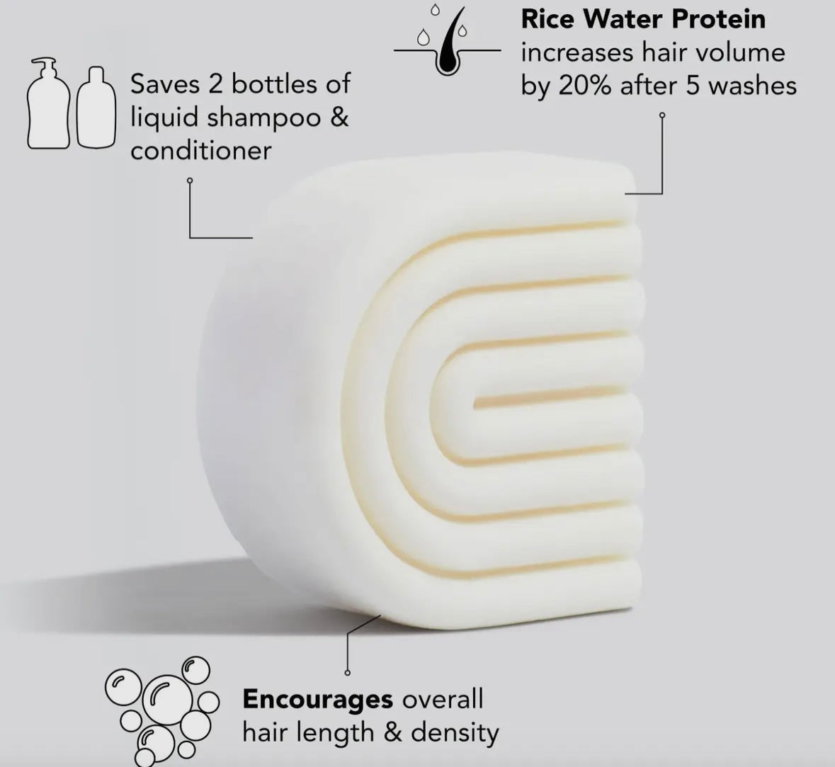 Kitsch Hair Growth Rice Water Conditioner Bar