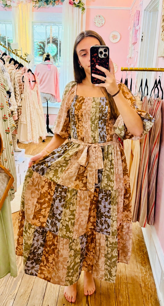 Fall Medley Midi Dress