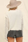 Dotted Openwork Sweater