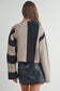 Color Block Mock Sweater